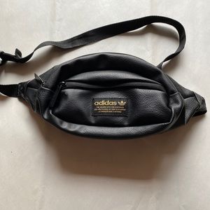 Leather adidas waist bag.